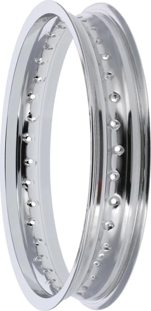 Jante ZT Tuning 2,50 x 16 po poli contre le voile de roue de moto