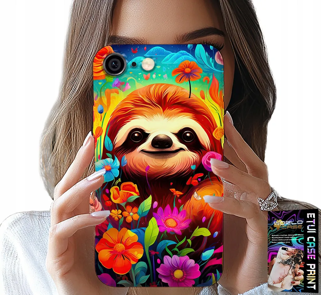 Custodia Fashion iPhone 6 Plus Koala Design + Pellicola Vetro 9H