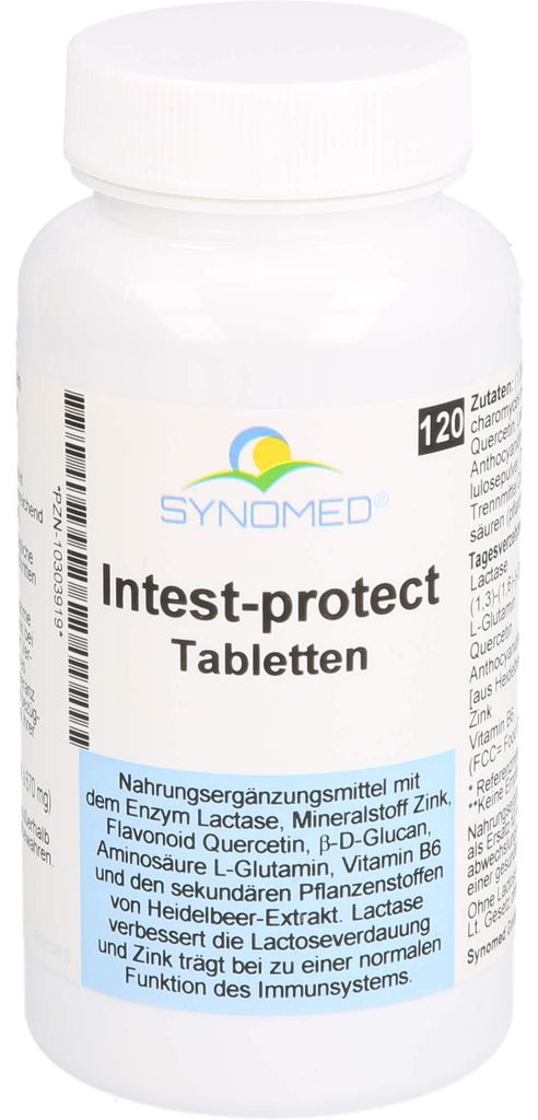 SYNOMED Intest-protect Tabletten zur Verbesserung der Lactoseverdauung, 120 St. Tabletten