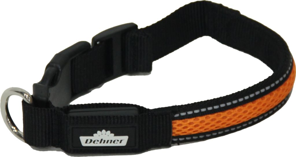 Dehner LED-Hundehalsband Flash Collar, Länge 51 cm, Höhe Produktbild 