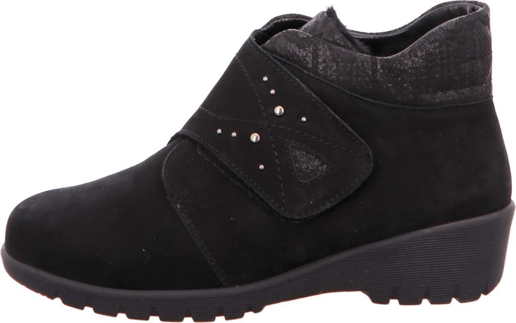Waldläufer Kamela Bootie, Denver / Snak, Schwarz, Klettverschl., Weite K 675905-204-001 38 1/2