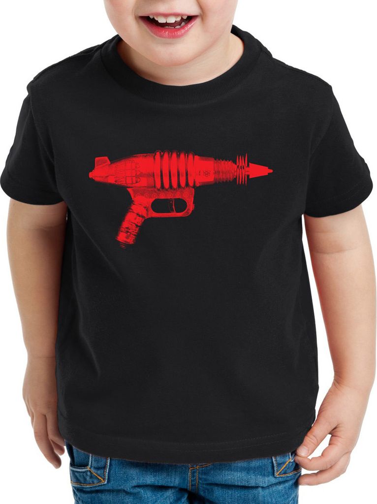 style3 Sheldon Space Gun Kinder T-Shirt