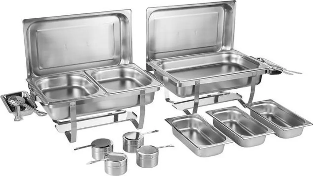 Chauffe-Plat Professionnel Électrique GN 1/1 en Inox - Buffet Restauration