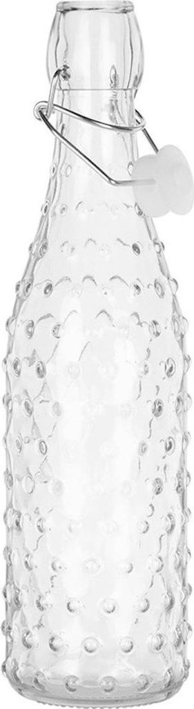 Glasflasche mit Clipverschluss für Wein, Likör, Sirup, Saft, 500 ml