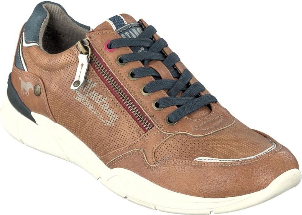MUSTANG Schnuerhalbschuh Schuhe Herren braun 42