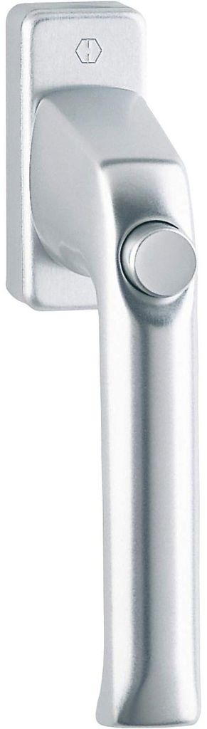 HOPPE Fenstergriff London mit Druckknopf AL F1 Silber Produktbild 
