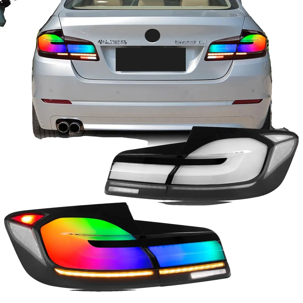 Éclairage arrière LED RGB séquentiel compatible BMW F10 berline 2010-16