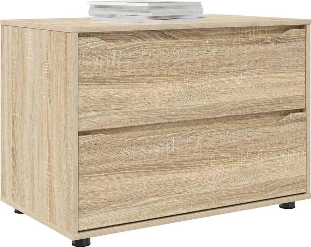 Armoire de rangement Chêne Sonoma 80x48x57 cm en bois d'ingénierie