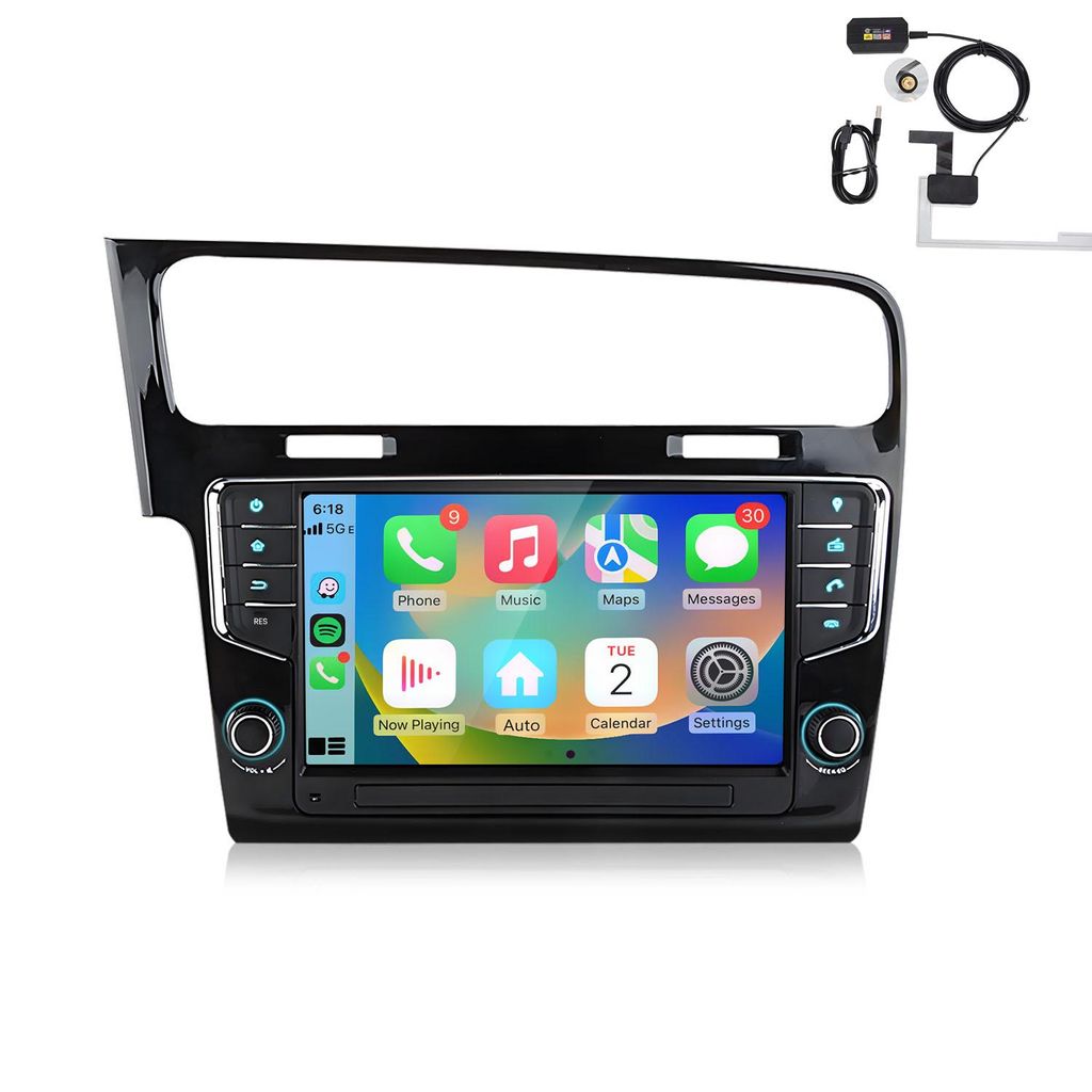 HEXINEX Android 15 Autoradio für VW Golf 7 (2013-2017) 9 Produktbild 