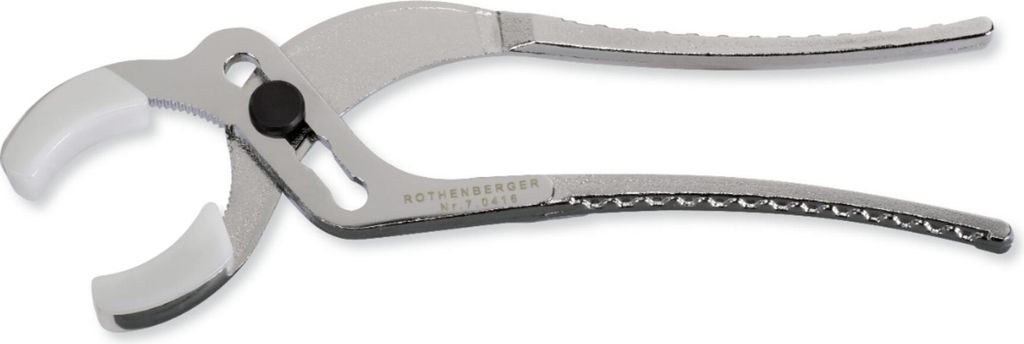 Rothenberger SANIGRIP, Siphonzange, 8 cm, Chrom-Vanadium-Stahl, Kunststoff, 70 mm, 250 mm, 70 mm