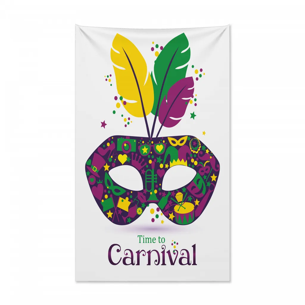 Telo Parete Abakuhaus Karneval Microfibra 140x230 - Magenta Giallo
