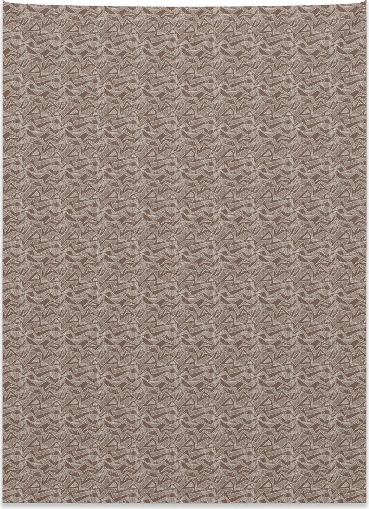 Abakuhaus Erdfarben Wandteppich, Afrikanische Stammeskunst aus Weiches Mikrofaser Stoff Kein Verblassen Klare Farben Waschbar, 110 x 150 cm, Weiß ...