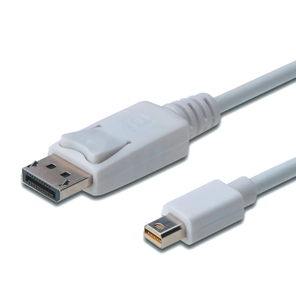 Cavo Digitus Mini DP a DP 2m per Mac e Monitor PC - Bianco - 4