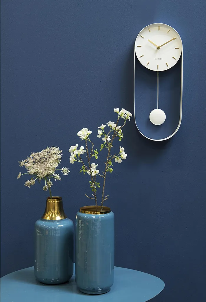 Pendule Murale Blanche Silencieuse - Solution Déco Karlsson Pendentif