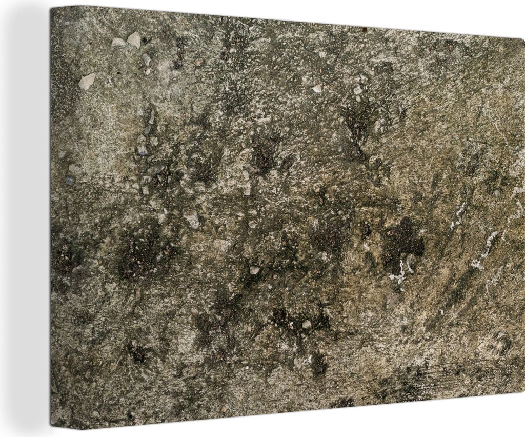 OneMillionCanvasses - Leinwandbilder - 140x90 cm, Steine - Braun - Schiefer, Wandbilder Kunstdruck Wanddekoration - Foto auf Leinwand - Gemälde ...