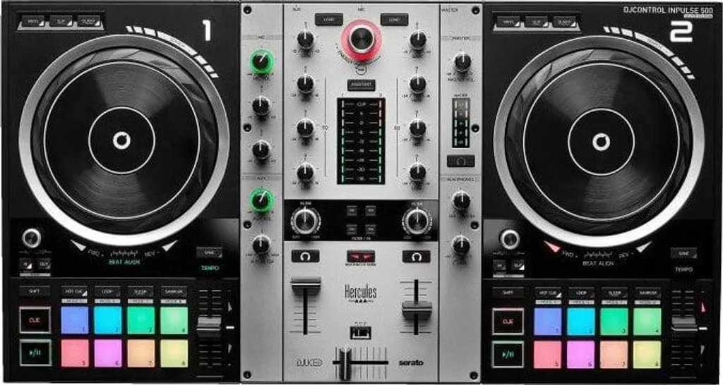 Console de Mixage DJ Inpulse 500 Hercules avec Pads RGB et Guide Lumineux