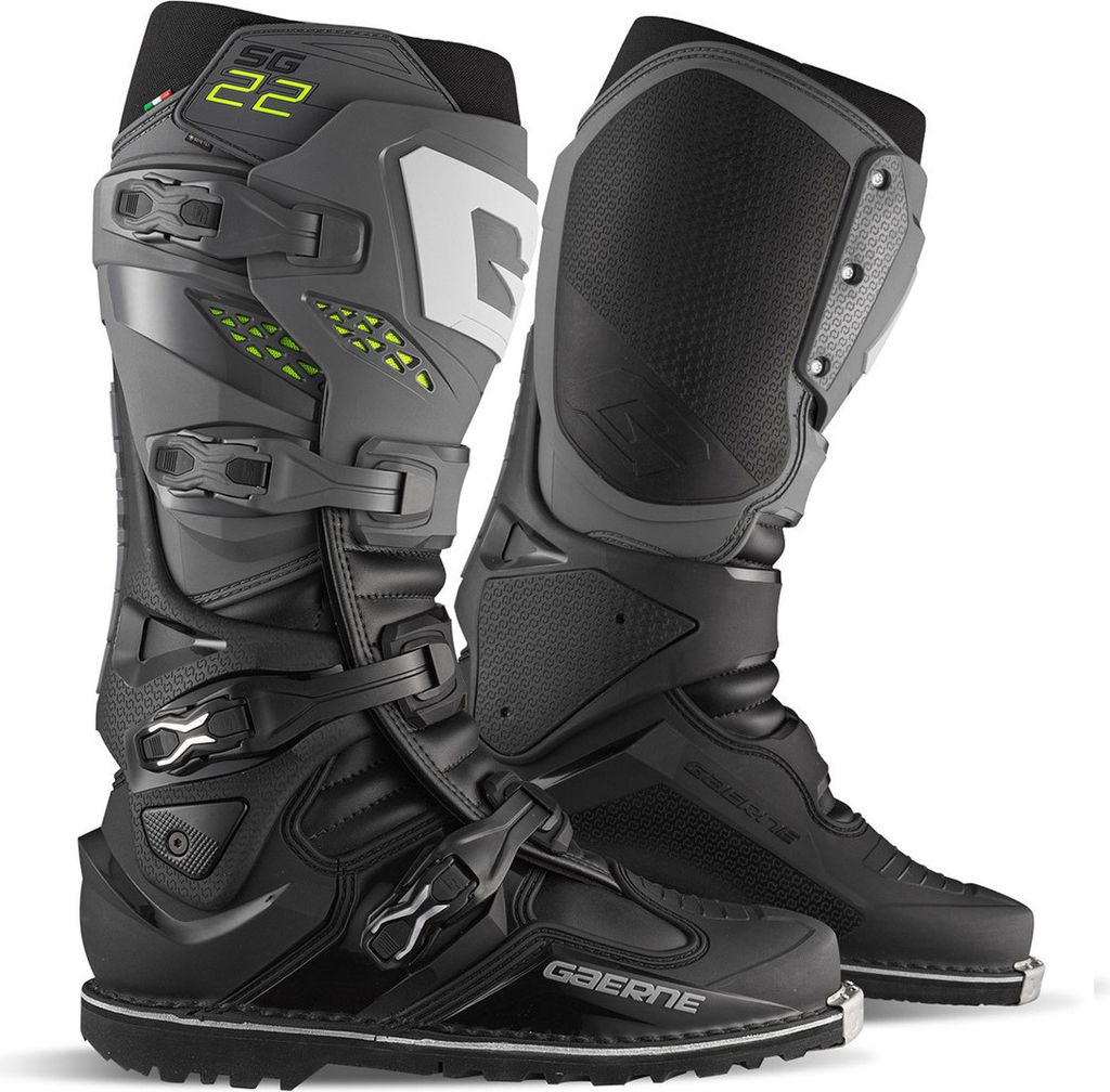Gaerne SG22 Gore-Tex Enduro Motocross Stiefel, grau, 44
