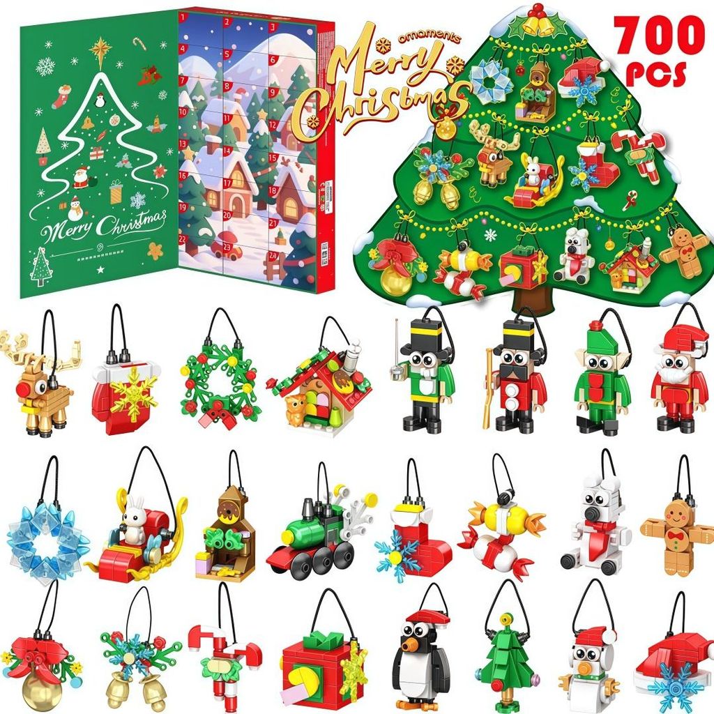 Adventskalender 2026 zum Bauen, 24 Tage Countdown, Produktbild 