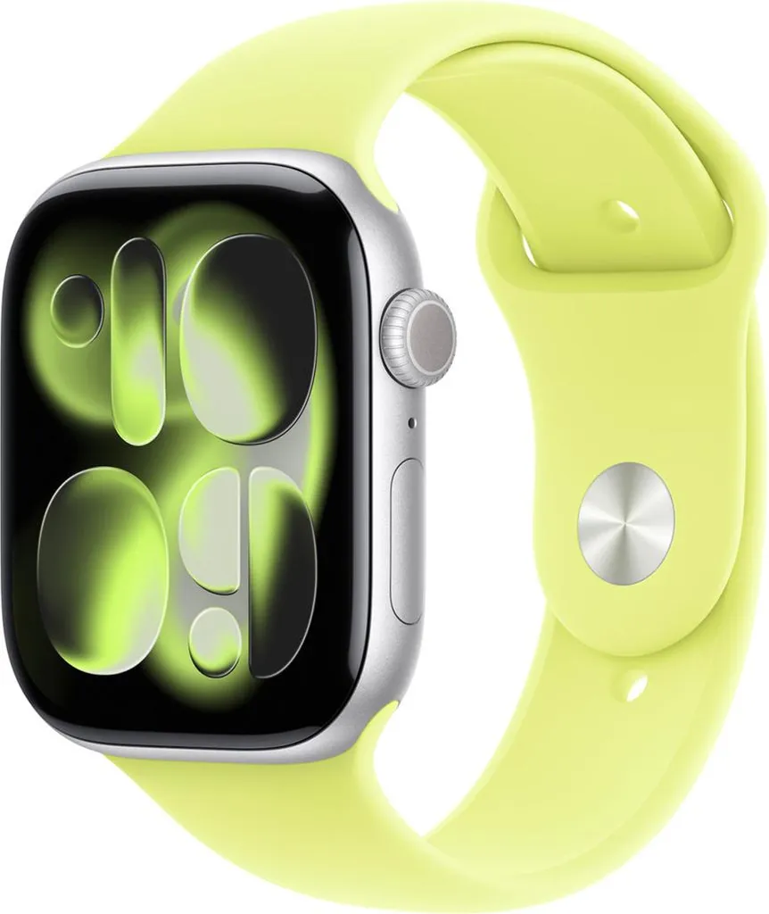 Apple MFGW4ZM/A accessorio indossabile intelligente Band Giallo Fluoroelastomero - 2