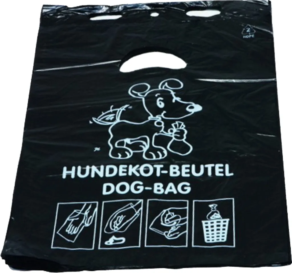 Sacs propreté canine DEISS 3L noir 50 pièces pour promenades urbaines