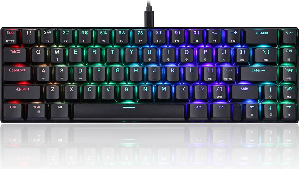 Clavier Mécanique de Jeu Portable RGB pour Setup Gaming et Bureau