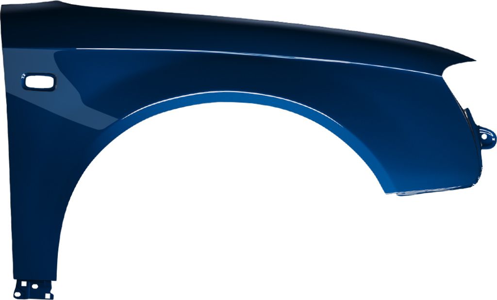 BLU Premium Kotflügel Passend für Audi A4 B7 LZ5C Rechts Blau MauritiusBlau OzeanBlau | 2004-2008 | Vorderseite Vorne | Lackiert | Einbaufertig |...