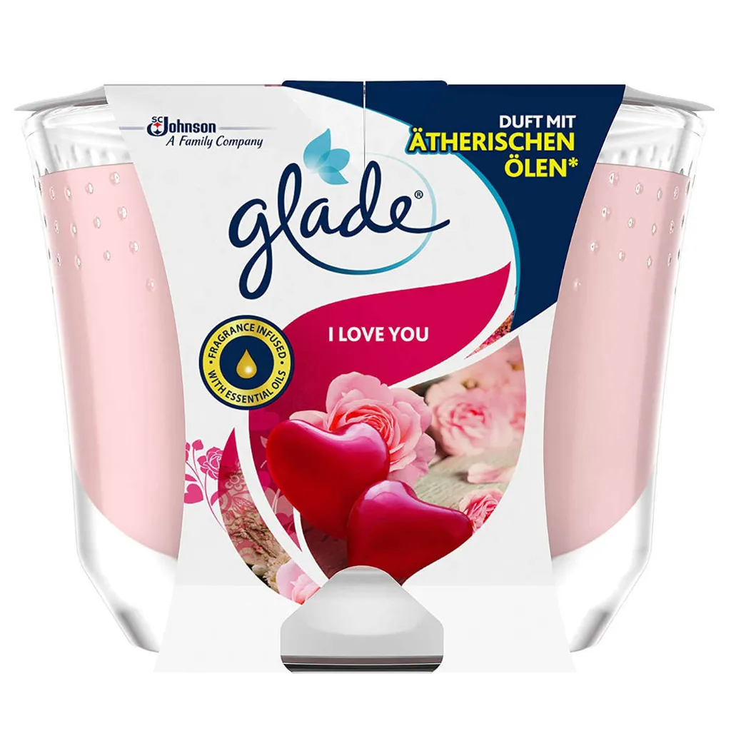 Bougie Glade Cerise et Pivoine pour Ambiance Relaxation et Détente