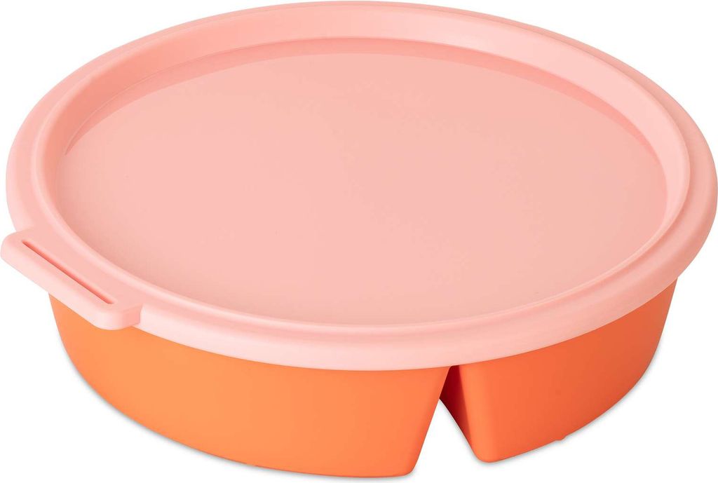 Geteilte Schüssel mit Deckel NORA BOX, 1,1 l, KOZIOL