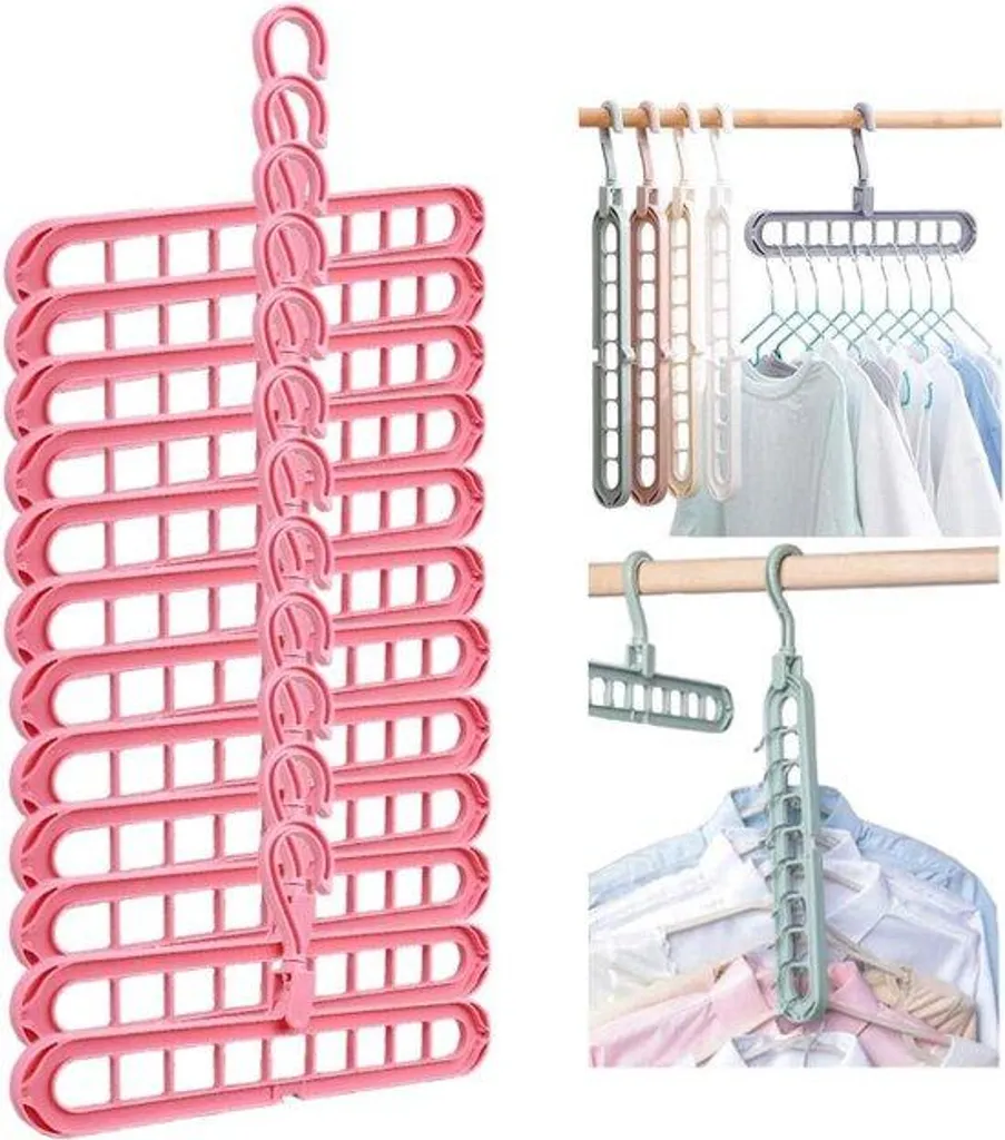 Boîte de rangement pliable rose pour vêtements épais - Lot de 12 pièces