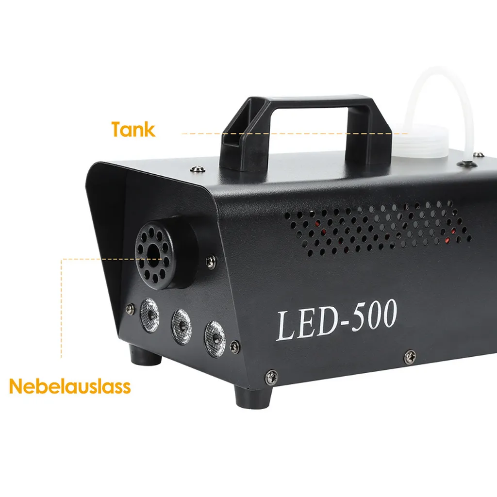 Machine à Fumée LED RGB avec Télécommande pour Effets de Scène Pro