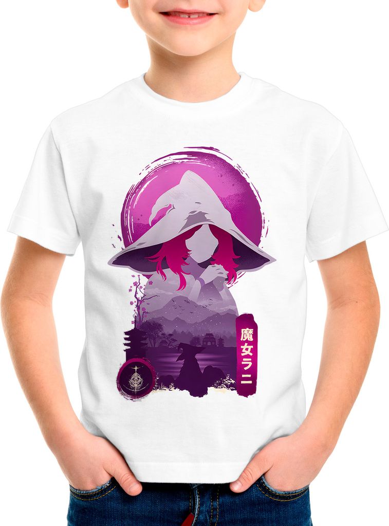 BaumwolleCloud Witch Ranni Kinder T-Shirt limgrave gelmir farum rpg open-world