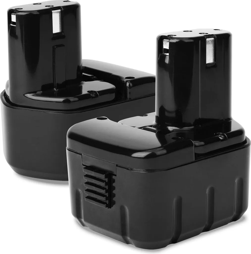 2x CELLONIC Batteria compatibile con Hitachi DS 12DVF3, UB 12DL, DS 12DVF, CR 10DL, UB 12D, EB1214S, EB1220BL, BCC1215, 3300mAh 12V NiMH