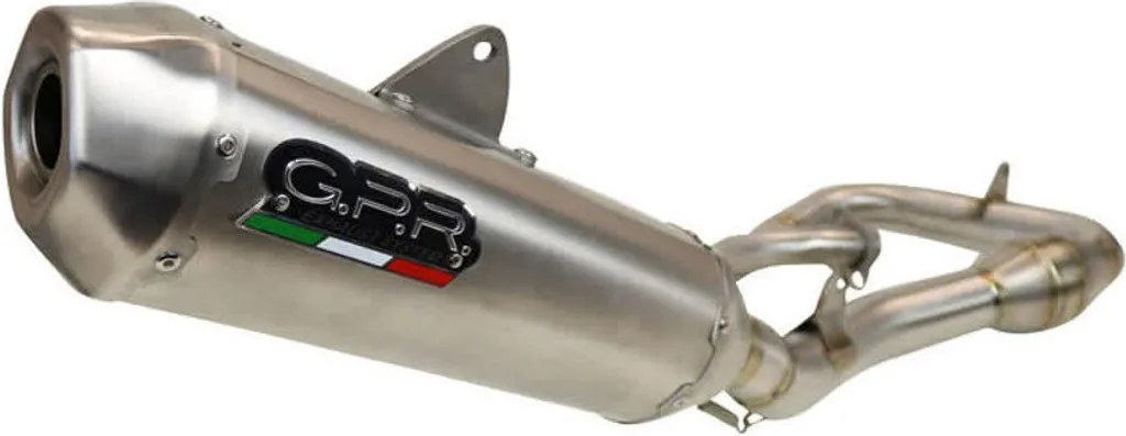 Pot d'échappement GPR Pentacross Titan : gain de poids Kawasaki KX 250