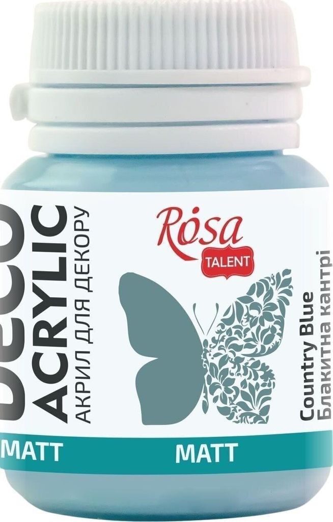 Rosa Talent Acrylfarbe Country Blue (45) Mat 20 ml 1 stk