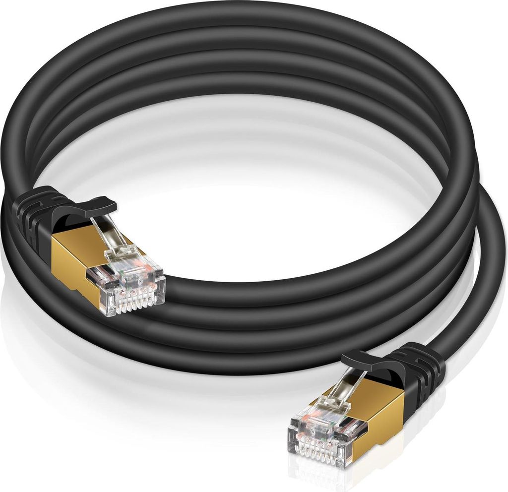 VERCO 50m kabel sieciowy CAT 7 kabel krosowy okrągły kabel Zdjęcie produktu 