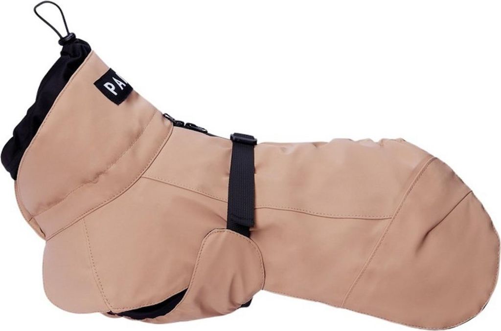 PAIKKA Hunde Winter-Jacke reflektierend "Visibility" Wool taupe