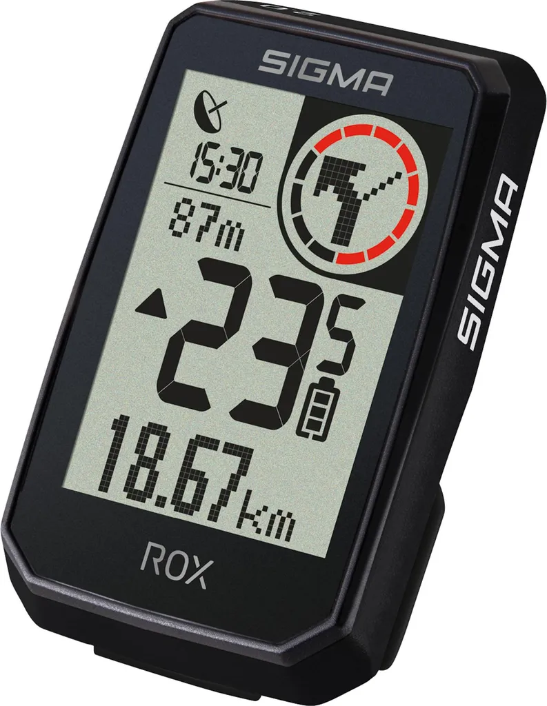 Ordinateur de vélo GPS Sigma ROX 2.0 noir avec écran 2 pouces