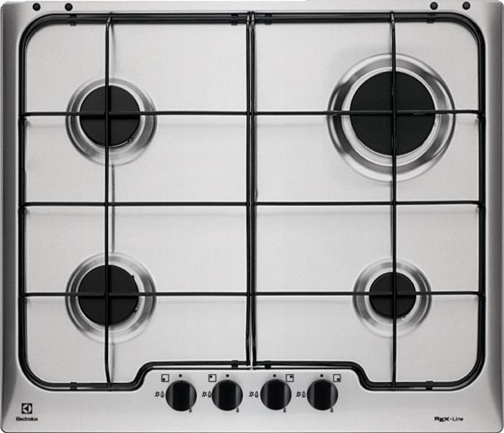 Electrolux RGG6242OOX Edelstahl Eingebaut 59 cm Gas 4 Brenner