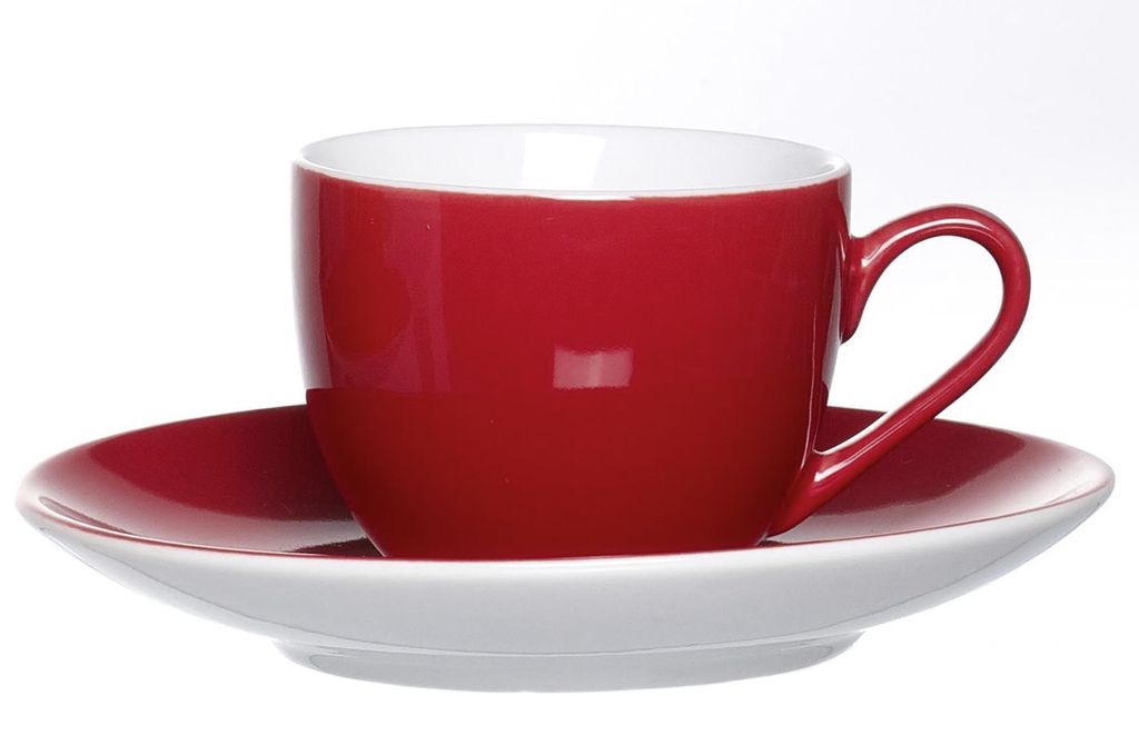 Flirt by R&B DOPPIO, 0,08 l, Czerwony, Porcelana, Kawa, 50 Zdjęcie produktu 