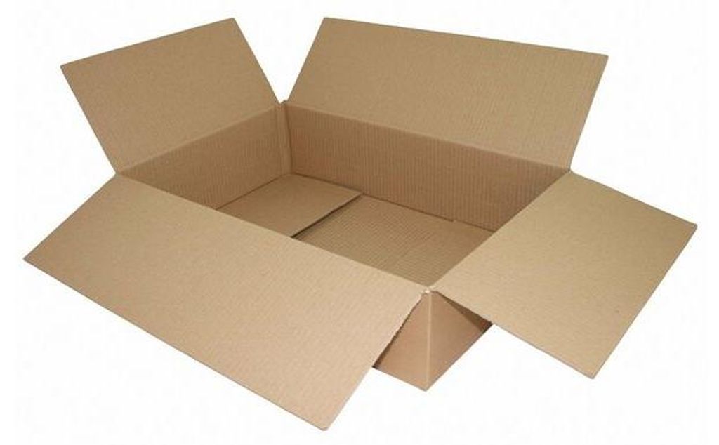 1x Faltkarton  600x400x160mm (Außenmaß) 1-wellig Dickwelle Produktbild 