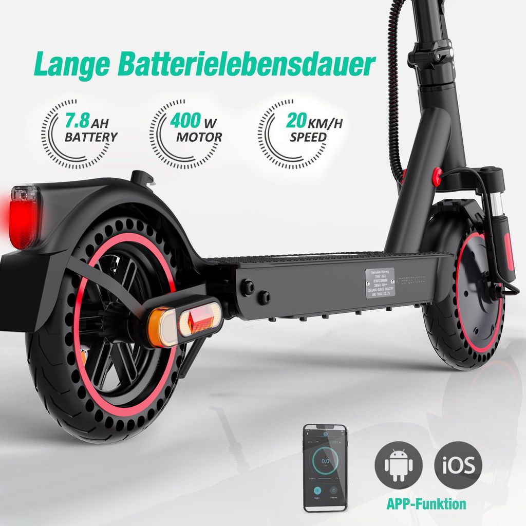 8.5 Zoll E Scooter mit Straßenzulassung Max.30km Produktbild 4