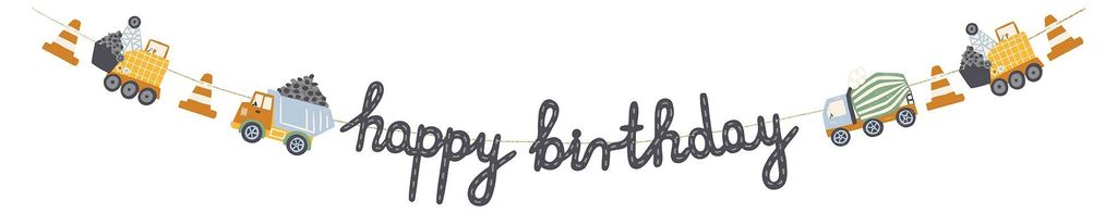 PartyDeco FLG20, Fahnenbanner, Papier, Mehrfarbig, Produktbild 