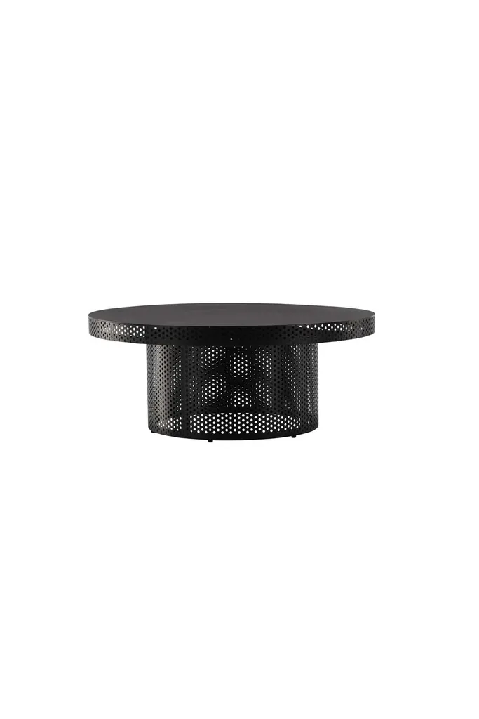 Table noire design Josefin Lustig West End, finition mate haut de gamme