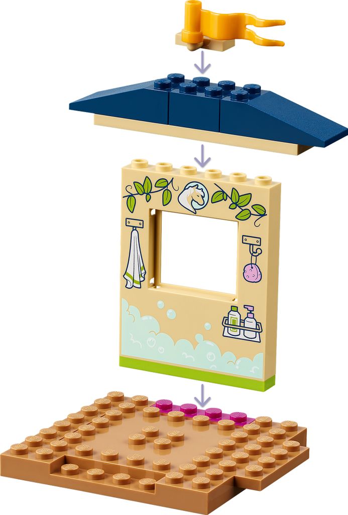 LEGO 41696 Friends Ponypflege, Pferdestall mit Pferd-Figur Produktbild 5