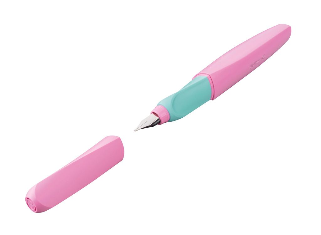 Pelikan Twist, Lila, Kartuschenfüllsystem, Blau, Produktbild 
