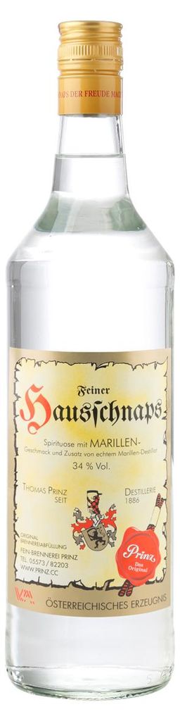 Prinz feiner Hausschnaps Marille 1000ml Produktbild 