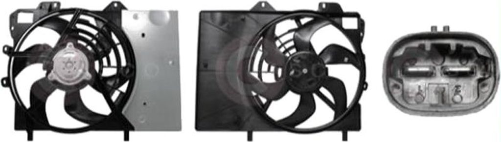 CASCO Elektromotor Kühlerlüfter Elektrolüfter CEF70009AS passend für PEUGEOT 2008 Kombi (CU)