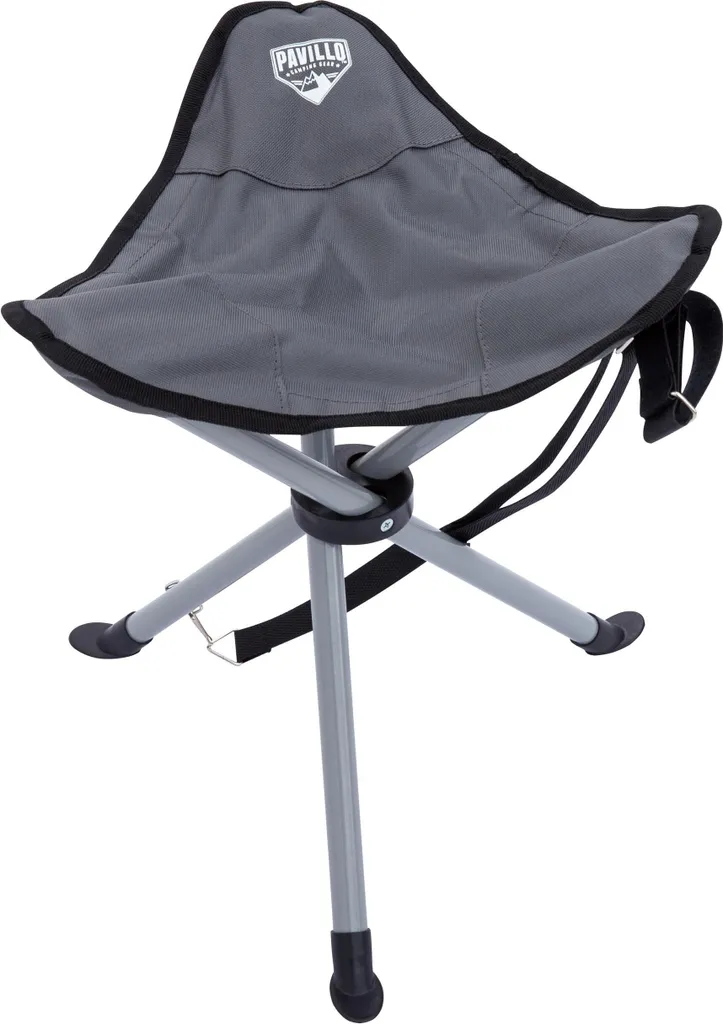 Tabouret de camping robuste Bestway 68070 - Structure acier pliable 31cm