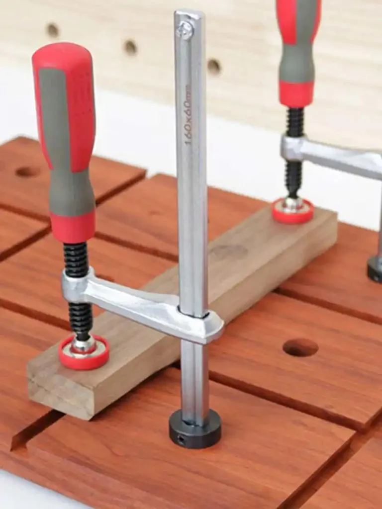 Serre-joint à vis pour fixation sur table MFT - 2 pièces 20mm métal - 9