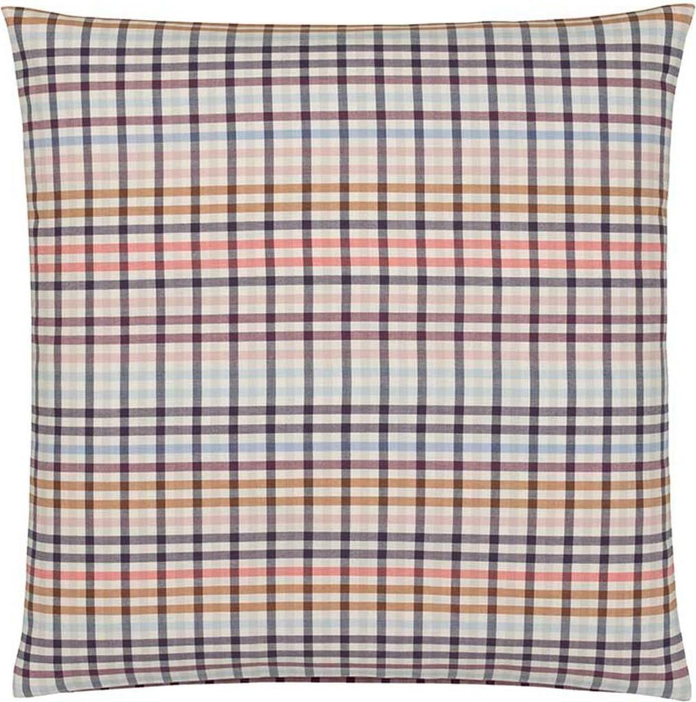 elegante Soft-Flanell-Kissenbezug einzeln Aberdeen Farbe Rouge Größe 80x80